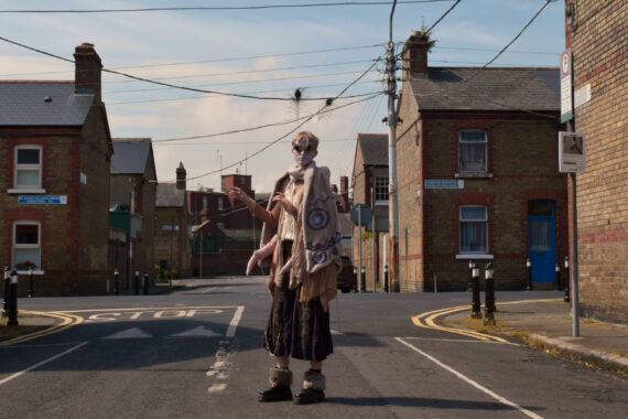 Photo of Jo Black as Mothman for Carpet Muncher