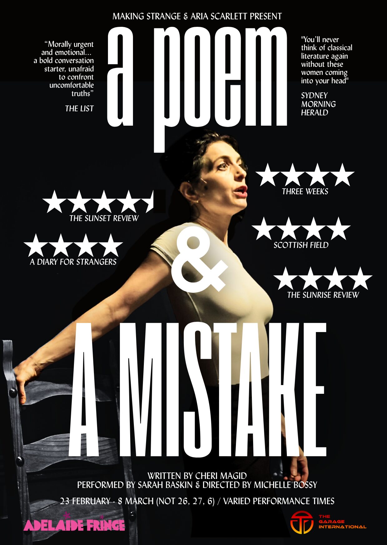 POEM ADELAIDE FLYER VERSION 3 FRONT AND BACK (Postcard (A6))