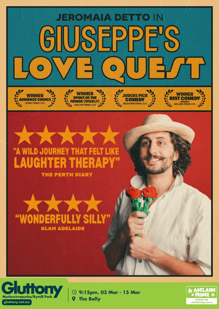 Giuseppe's Love Quest Poster 2026 BINGE FRINGE